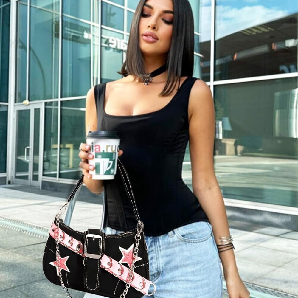 Leather Crossbody Bag Women Small Zipper Day Casual Occasion Gift - Picture 5 of 7